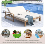 Merax 4-Position Adjustable Outdoor Double Chaise Lounge Chair for 2 Persons - Photo 6