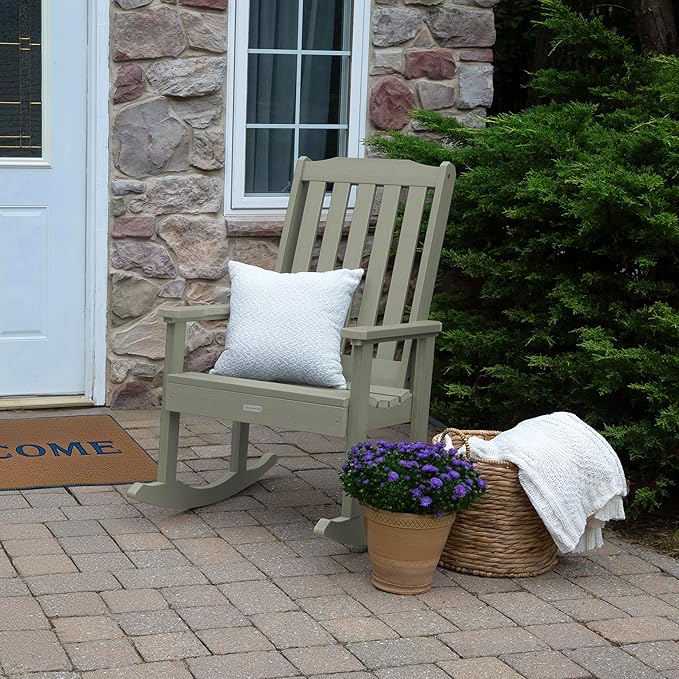 Highwood Lehigh Rocking Chair, Eucalyptus