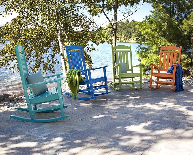 POLYWOOD Presidential Rocking Chair in Navy