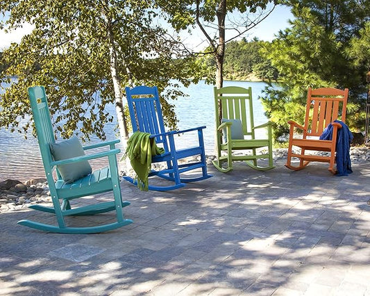 POLYWOOD Presidential Rocking Chair in Navy