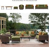 Signature Design by Ashley Horizon Hall Casual Outdoor Weather Resistant Swivel Lounge Chair with Removable Cushion - Photo 5