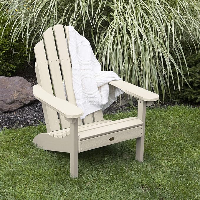 Highwood Classic Westport Adirondack Chair, Whitewash