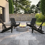 Flash Furniture Charlestown Indoor/Outdoor Faux Wood Adirondack Chairs - Photo 2