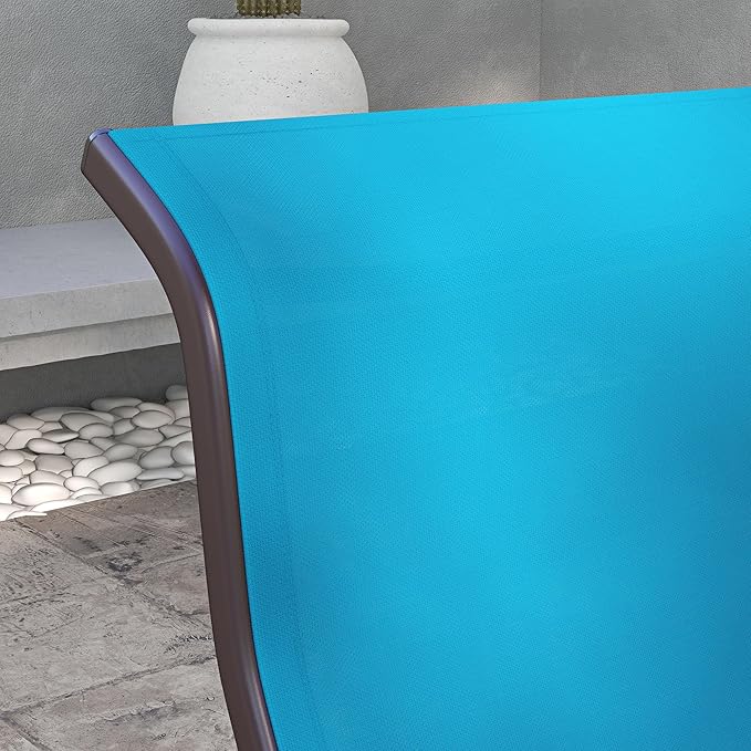 Outsunny Outdoor Glider Chair, Gliders for Outside Patio with Smooth Gliding Mechanism and Lightweight Construction for - Photo 8