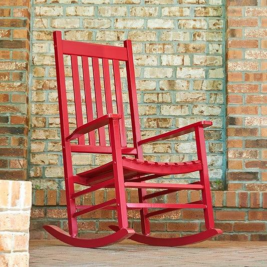 Shine Company Vermont Porch Rocker – Chili Pepper