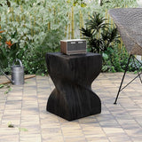 LeisureMod Modern Square Side Table, Accent End Table for Home, Outdoor Patio, Living Room Sofa, Night Stand - Photo 2