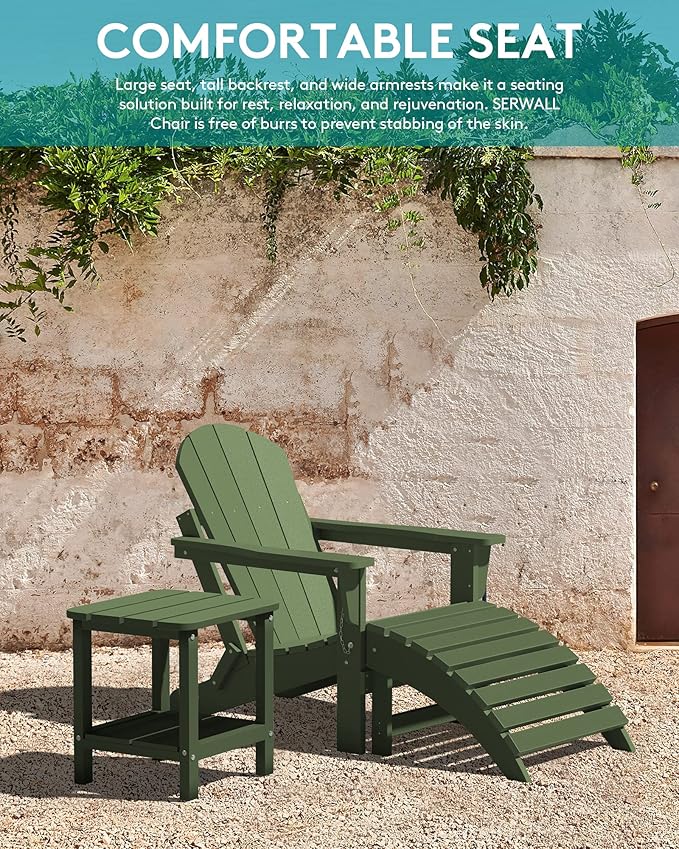 SERWALL Adirondack Chair Set of 6 - Photo 2