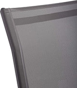 Modway Traveler Outdoor Patio Aluminum Mesh Rocking Sling Lawn Chair Glider in Black Black - Photo 5