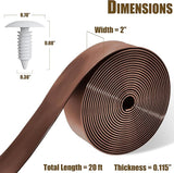 Vinyl Straps for Patio Chair Repair Kit 2'' Wide 20 Ft Long Replacement Straps + 20 Free Rivets for Outdoor Lawn - Photo 3