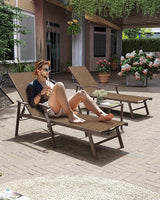 Crestlive Products Aluminum Chaise Lounge Set of 3 - Photo 3