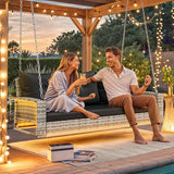 DWVO LED 3-Seat Patio Porch Swing - Photo 2