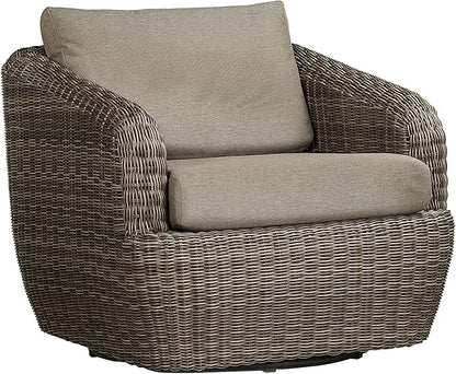 CHITA 7 Pieces Patio Wicker Furniture Set, Outdoor Rattan Bistro Set with Removable Thickened Cushions, Fully Assembled