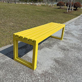 Porch Bench for Outdoor Metal Garden Benches 39in 47in 59in Patio Bench Seating 2-4 Seat for Indoor/Outdoor Entryway - Photo 1