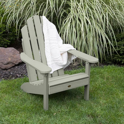 highwood Classic Westport Adirondack 6pc Set, Includes 4 Adirondack Chairs and 2 with Side Tables, Eucalyptus