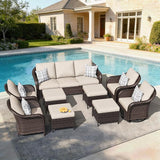 9 PCS Outdoor Conversation Set - Photo 7