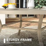 VICLLAX 50" Round Patio Dining Table for 6 - Photo 5