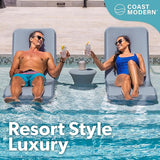 GoSports Coast Modern in Pool Lounge Chair - Waterproof & Weighted Chaise Lounger - Outdoor Pool Furniture for Patio or - Photo 3