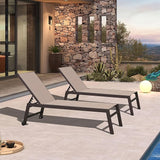 PURPLE LEAF Oversized Patio Lounge Chairs Set of 3 - Photo 3