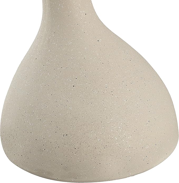 JONATHAN Y TBL1110B Boracay 19.75" Modern Minimalist Indoor/Outdoor Resin Drink Table, Pedestal, Contemporary, Mid-Century, Art Deco, Bohemian, Patio, Garden, Bathroom, Living Room, Cream Terrazzo