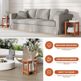 Adirondack Side Table, Double Outdoor Side Tables 18" Solid End Tables - Photo 7