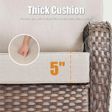 75'' Outdoor Patio Couch Wicker Sofa - Photo 5
