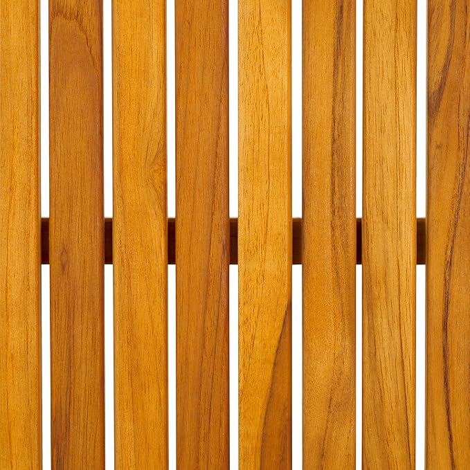 SAFAVIEH Couture Outdoor Collection Samoa Natural Brown Brazilian Teak Solid Wood Patio Coffee Table - Photo 7