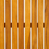 SAFAVIEH Couture Outdoor Collection Samoa Natural Brown Brazilian Teak Solid Wood Patio Coffee Table - Photo 7