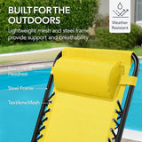 Best Choice Products Outdoor Folding Rocking Chair, Zero Gravity Lounge Chair - Photo 7