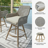 Signature Design by Ashley Seton Creek Casual Nuvella Weather Resistant Fabric - Photo 4