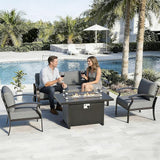 Gotland Aluminum Patio Furniture Set - Photo 3