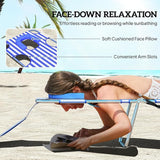 Outsunny Chaise Lounge Chair Outdoor Set of 2 with Face Arm Hole - Photo 5