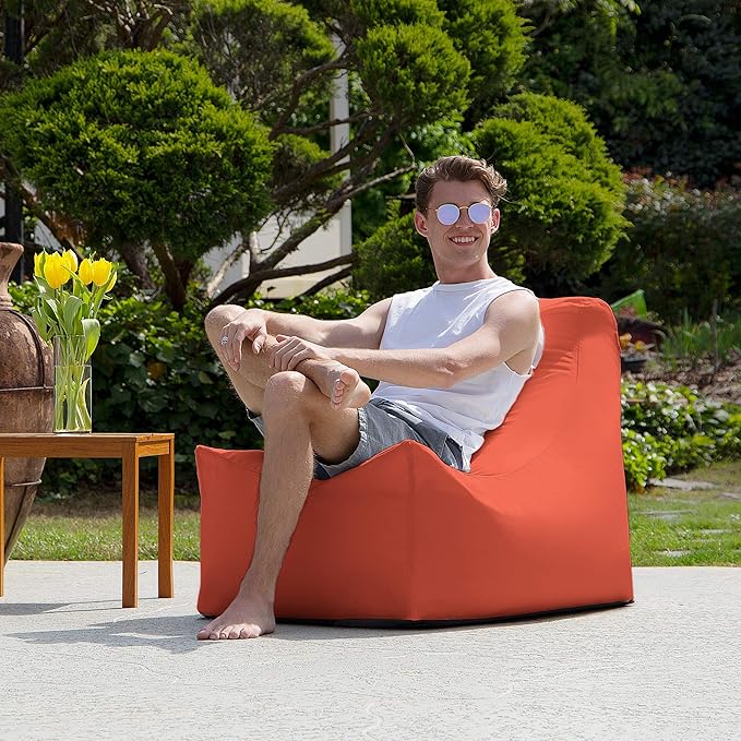 Jaxx Juniper Outdoor Bean Bag Patio Chair & Poolside Lounge, Flamingo - Photo 10