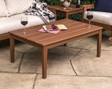 POLYWOOD® Newport 28" x 42" Coffee Table in Black - Photo 2