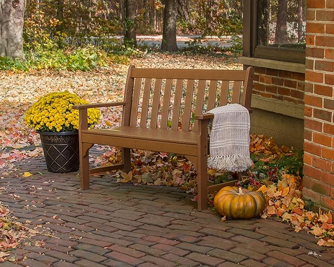 POLYWOOD GNB48WH Vineyard 48" Bench, White - Photo 2