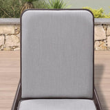 PURPLE LEAF 3 Pieces Chaise Lounges Patio Chairs Recliner Outdoor for Patio Poolside Balcony Slide-Out Side Table with - Photo 9