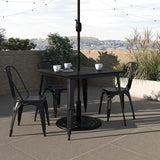 Taylor & Logan Ani Outdoor Dining Table with Umbrella Hole - Photo 1