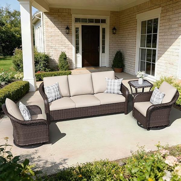 4 PCS Patio Conversation Set - Photo 1