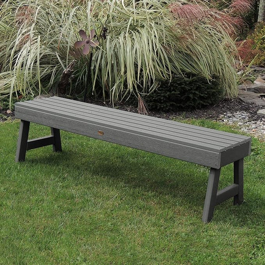Highwood Weatherly Backless Bench, 5-Feet, Coastal Teak