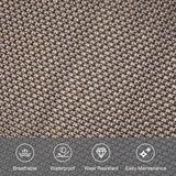 Lounge Chair, Outdoor Chaise Lounge with Detachable Pillow for Patio, Lawn, Pool, Outdoor Lounge Chairs, Brown - Photo 7