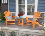 POLYWOOD South Beach 3-Piece Adirondack Chair Set with Side Table - Photo 4