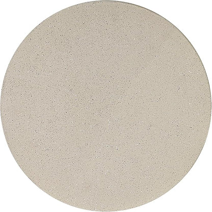 JONATHAN Y TBL1110B Boracay 19.75" Modern Minimalist Indoor/Outdoor Resin Drink Table, Pedestal, Contemporary, Mid-Century, Art Deco, Bohemian, Patio, Garden, Bathroom, Living Room, Cream Terrazzo