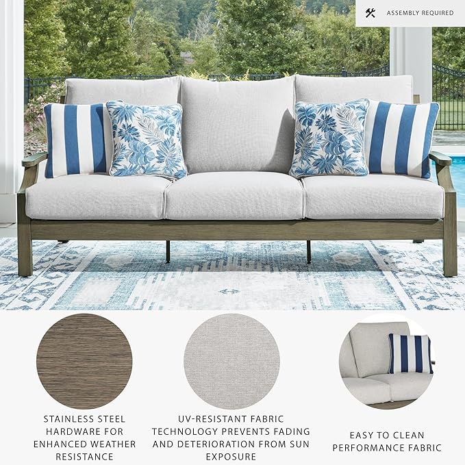Signature Design by Ashley Rainier Ranch Casual Nuvella Weather Resistant Fabric - Photo 4