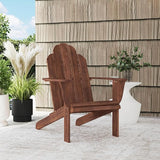 Linon Home Dcor Home Decor Teak Wood Stock Chair, 30.4" wx37.6 dx37.8 h, Stain - Photo 7