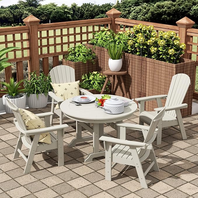 WO WESTIN OUTDOOR HDPE Altura Adirondack Dining Chair,Sand