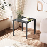Crestlive Products Aluminum Outdoor Side Table Set of 2, Pool Lounge Chair Side Table - Photo 3
