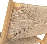 GDFStudio Acacia Wood Outdoor Lounge Chairs Set of 2, Weather-Resistant Natural PE Wicker - Photo 6