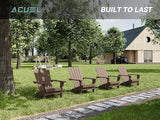 Adirondack Chairs, Folding Chairs Set of 4 - Photo 4