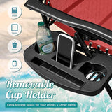 Homall Zero Gravity Patio Folding Lawn Reclining Lounge Chairs Outdoor Gravity Camp Chairs with Cup Holder Pillows for - Photo 6