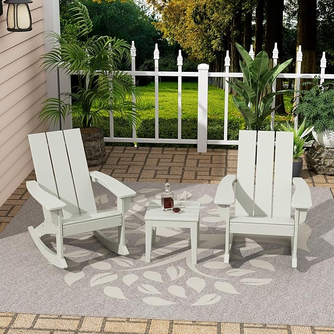 Costaelm Small Outdoor Side Table, Patio End Table Weather Resistant Outdoor Coffee Table, Square Conversation Table for Indoor, Porch, Balcony, Garden, Poolside, Deck, Sand