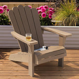 NUU GARDEN Folding Adirondack Chair, Plastic Fire Pit Chairs, Patio Chair Weather Resistant, Outdoor Chairs - Photo 4